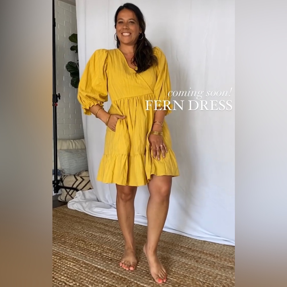 •NWOT Carly Jean Los Angeles FERN Dress. - Picture 12 of 12